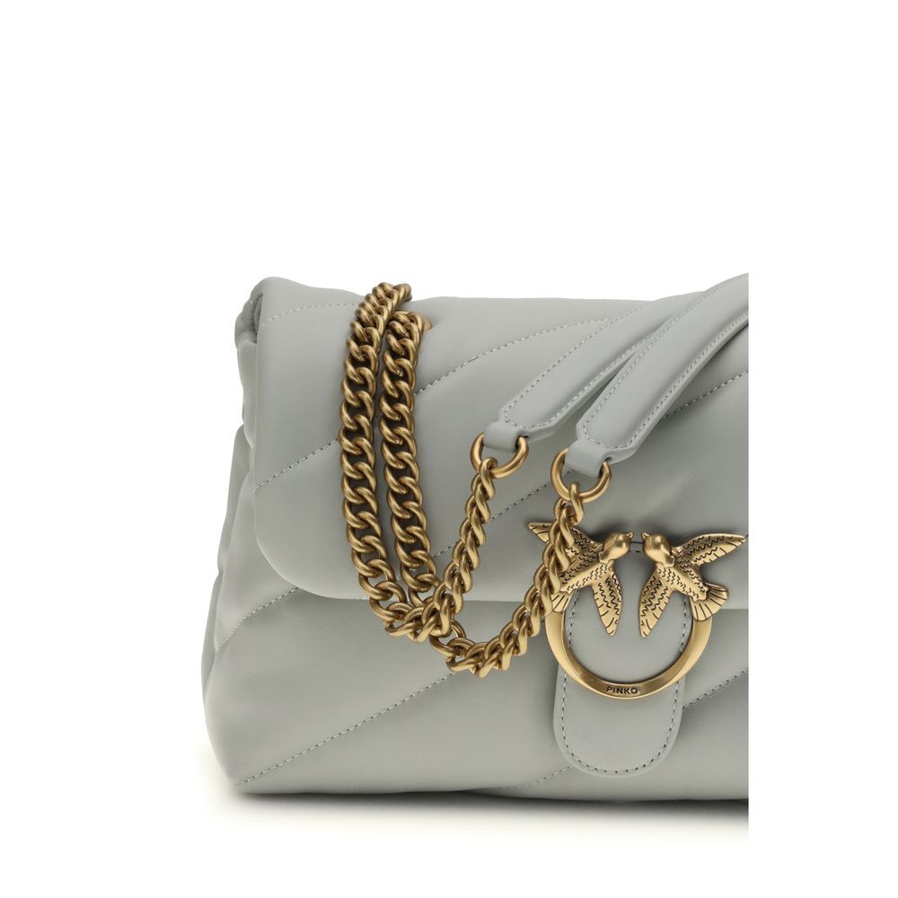 Gray Calf Leather Bos Taurus Shoulder Bag