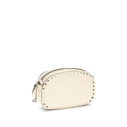 Beige Calf Leather Bos Taurus Shoulder Bag