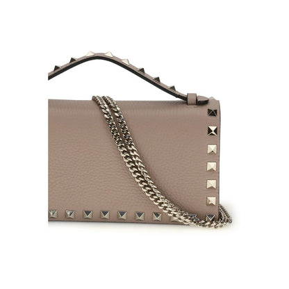 Beige Calf Leather Bos Taurus Wallet