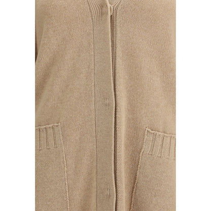 Beige Wool Cardigan