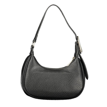 Black Polyurethane Women's Bag
