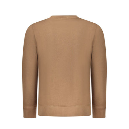 Marrone Cotton Men Sweatshirt
