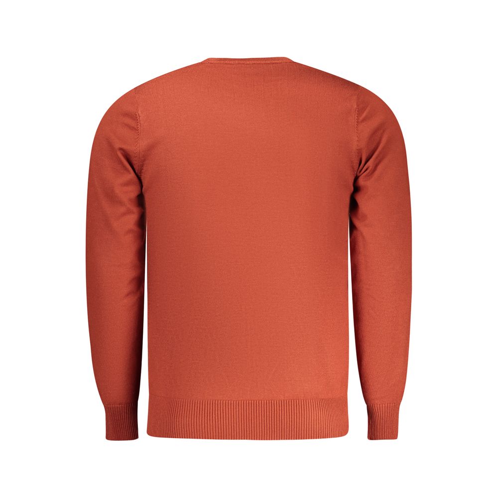 Brown Viscose Men's Sweater