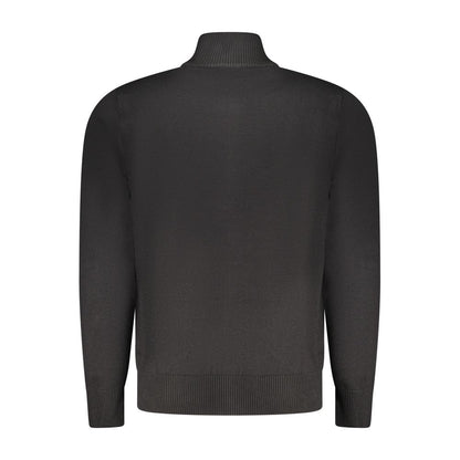 Nero Viscosa Uomo Cardigan