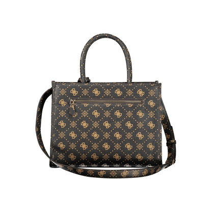 Marrone Poliuretano Woman Handbag