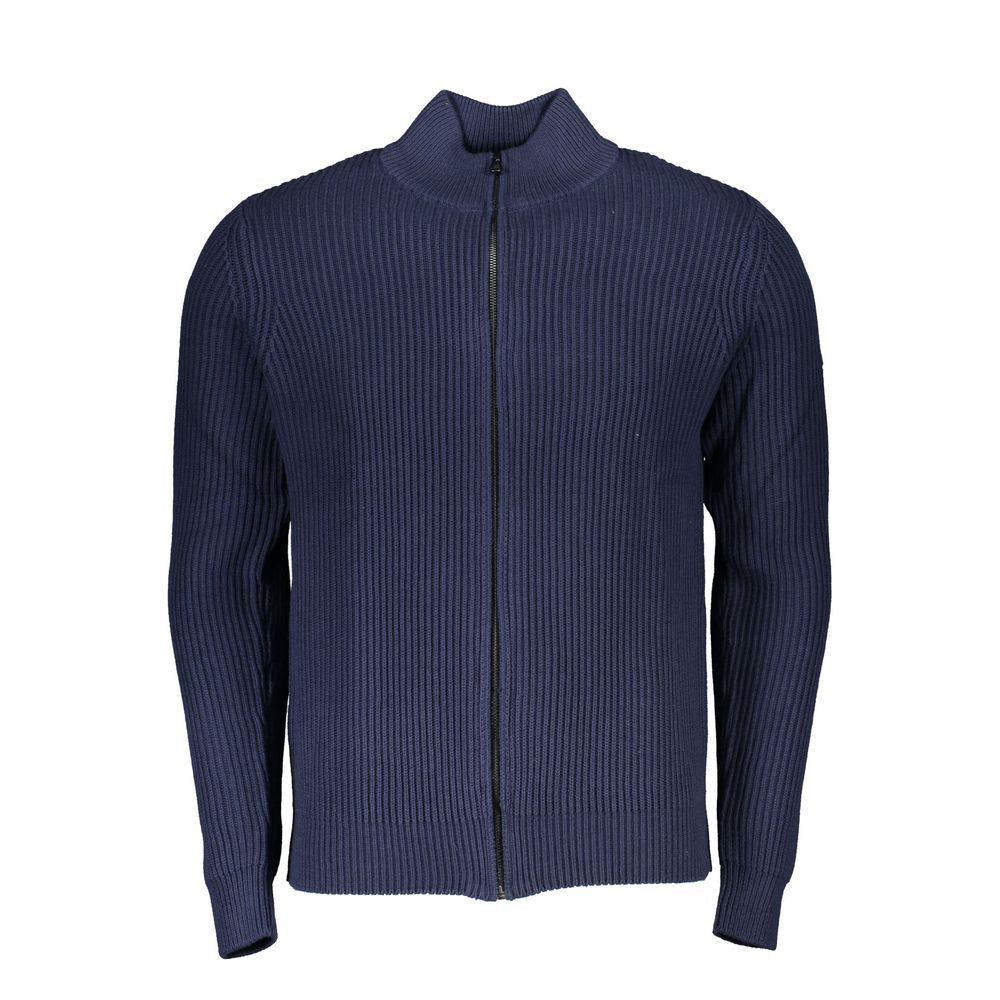 Blue Cotton Cardigan