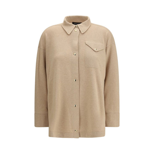 Beige Wool Shirt