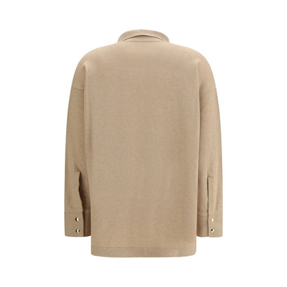 Beige Wool Shirt