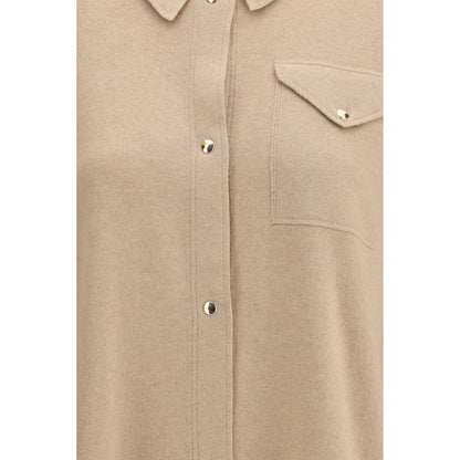 Beige Wool Shirt