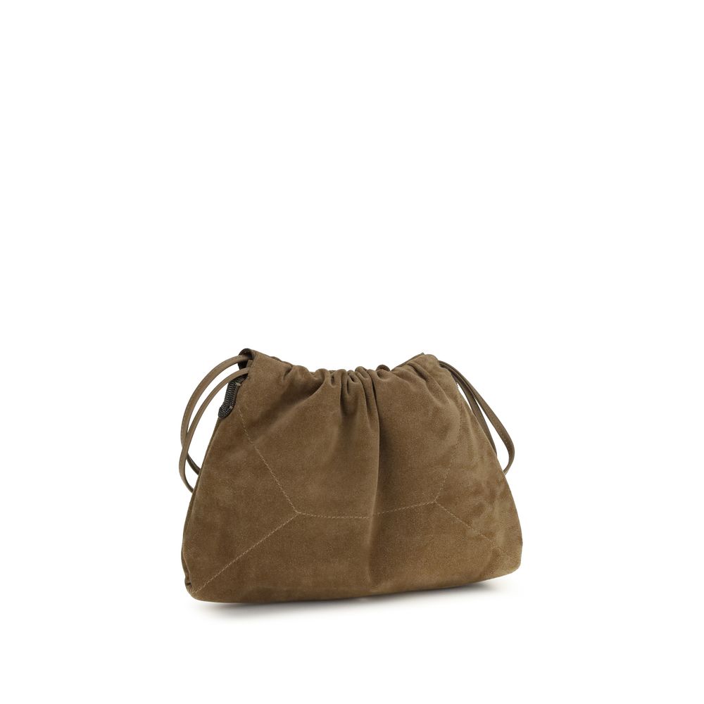 Brown Calf Leather Bos Taurus Clutch Bag