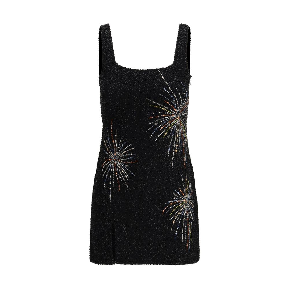 Black Nylon Casual Dress