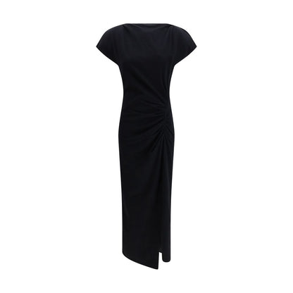 Black Cotton Casual Dress