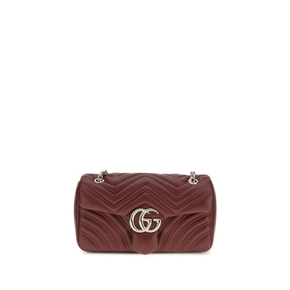 Bordeaux Calf Leather Bos Taurus Shoulder Bag