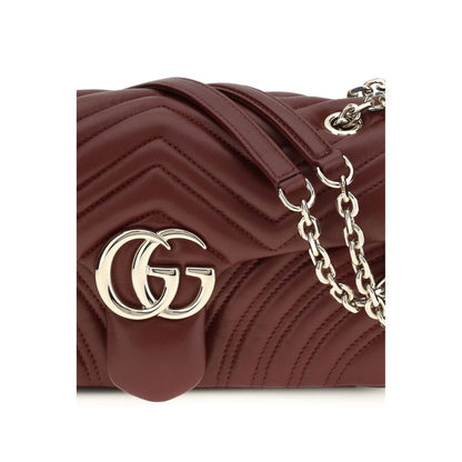 Bordeaux Calf Leather Bos Taurus Shoulder Bag