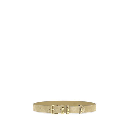 Beige Calf Leather Bos Taurus Regular Belt