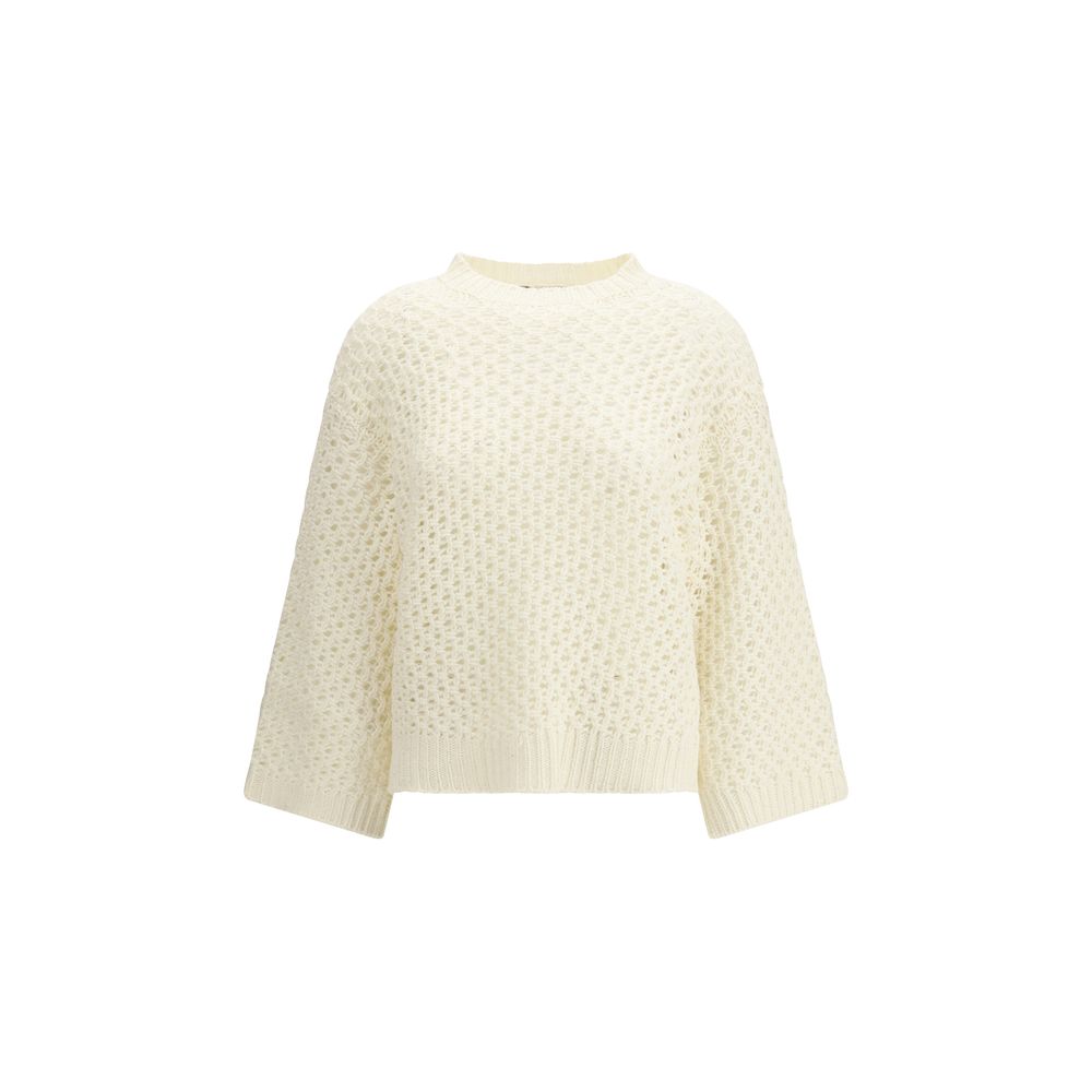 Beige Wool Sweatshirt