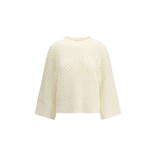 Beige Wool Sweatshirt