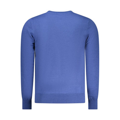 Blu Polyester Men Sweater