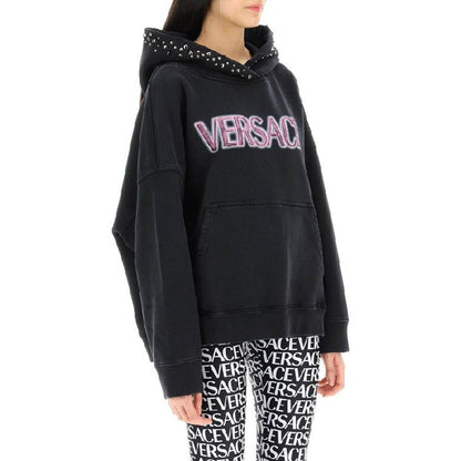 Black Cotton Sweatshirt