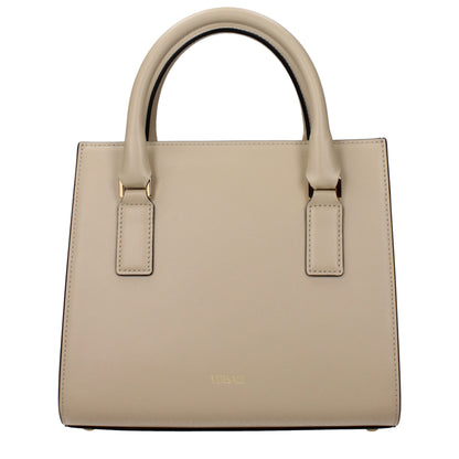 Beige Leather Handbag