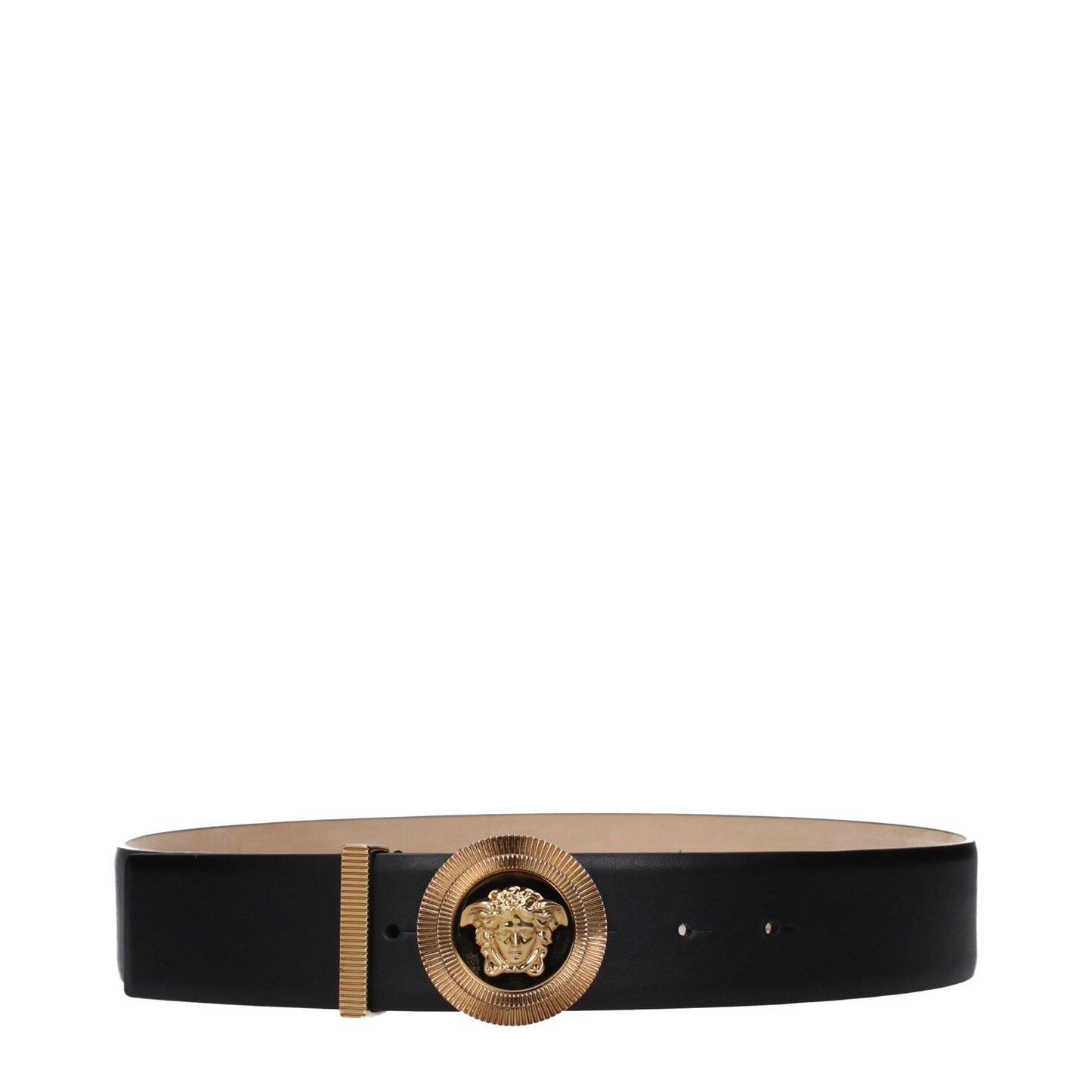 Black Leather Regular Belt