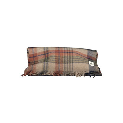 Marrone Polyester Men Scarf