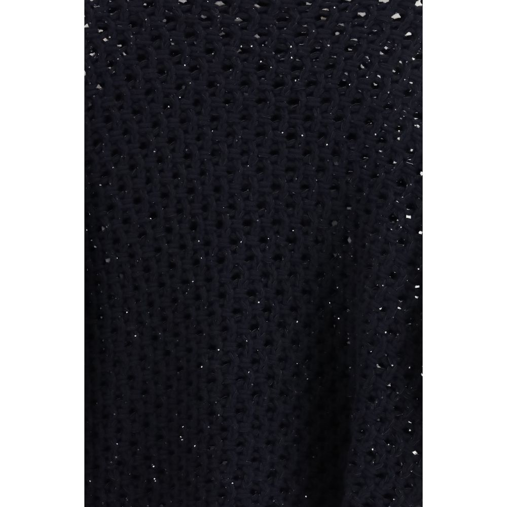 Black Fleece Wool Sweatshirt