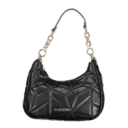 Nero Polyurethane Women's Bag with Removable Shoulder Strap