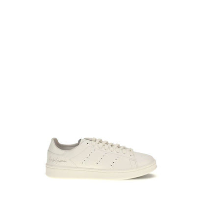 White Calf Leather Bos Taurus Low Top Sneakers