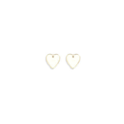 Gold Brass Earrings