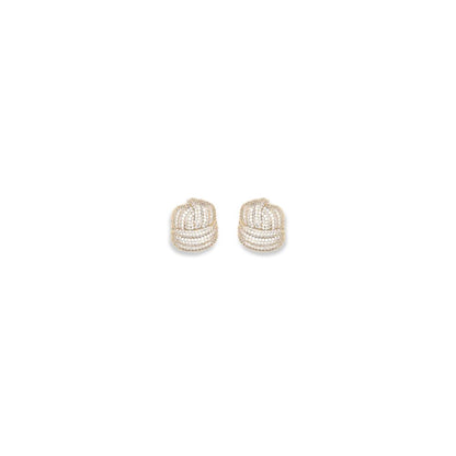 Gold Brass Earrings