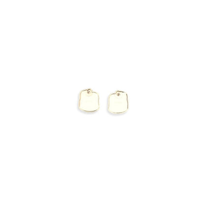 Gold Brass Earrings