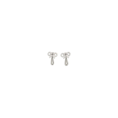 Silver Brass Earrings