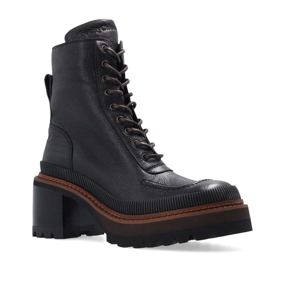 Black Calfskin Boots