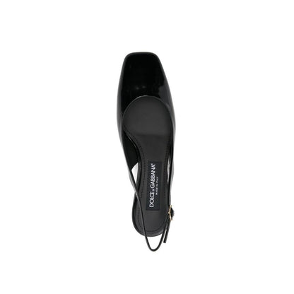 Black Calfskin High Heel Pumps