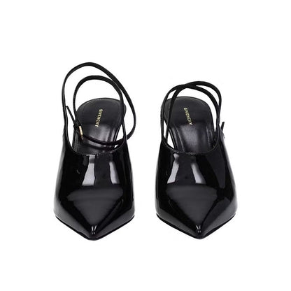 Black Calfskin Pumps