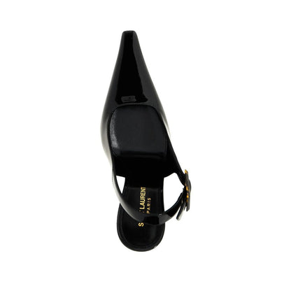 Black Calfskin High Heel Pumps