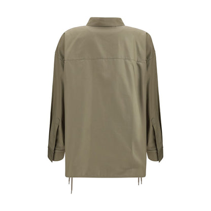 Beige Cotton Dress Shirt