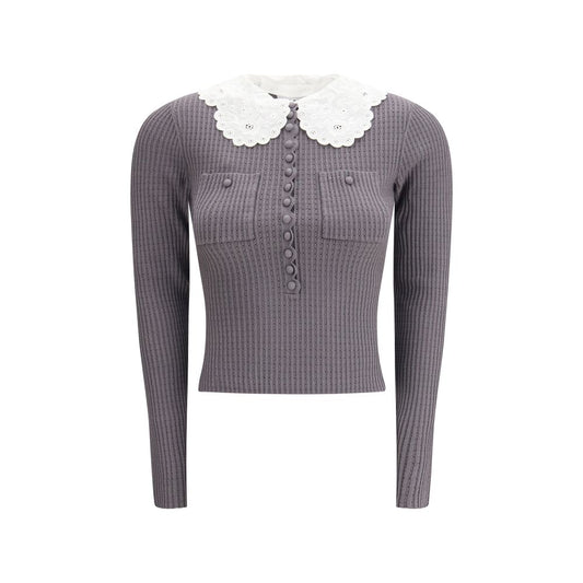 Gray Viscose Shirt