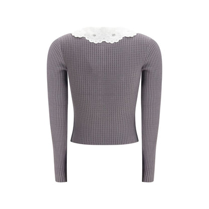 Gray Viscose Shirt