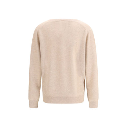 Beige Cashmere Cardigan