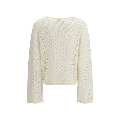 White Wool Sweatshirt