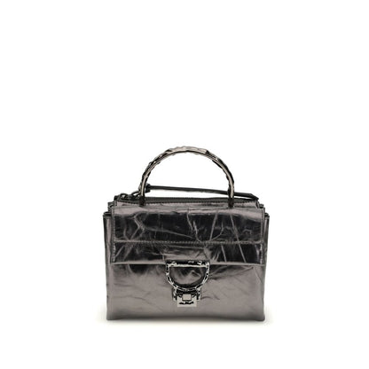 Black Calf Leather Bos Taurus Handbag