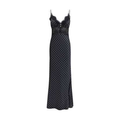 Multicolor Polyester Long Dress