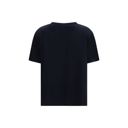 Blue Viscose T-Shirt