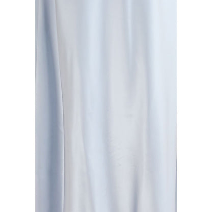 Blue Viscose Long Skirt