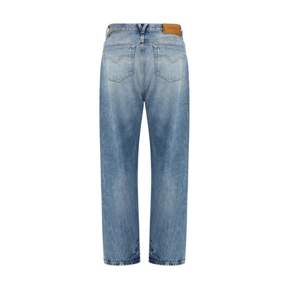 Blue Cotton Jeans Denim