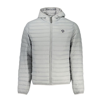 Grigio Poliammide Men's Jacket