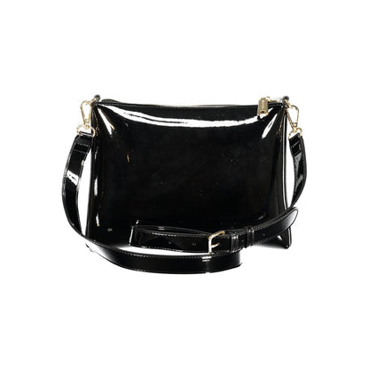 Black Polyurethane Women's Bag