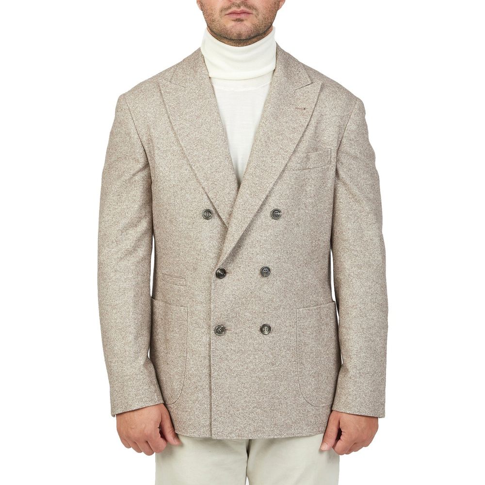 Beige Cashmere Coat
